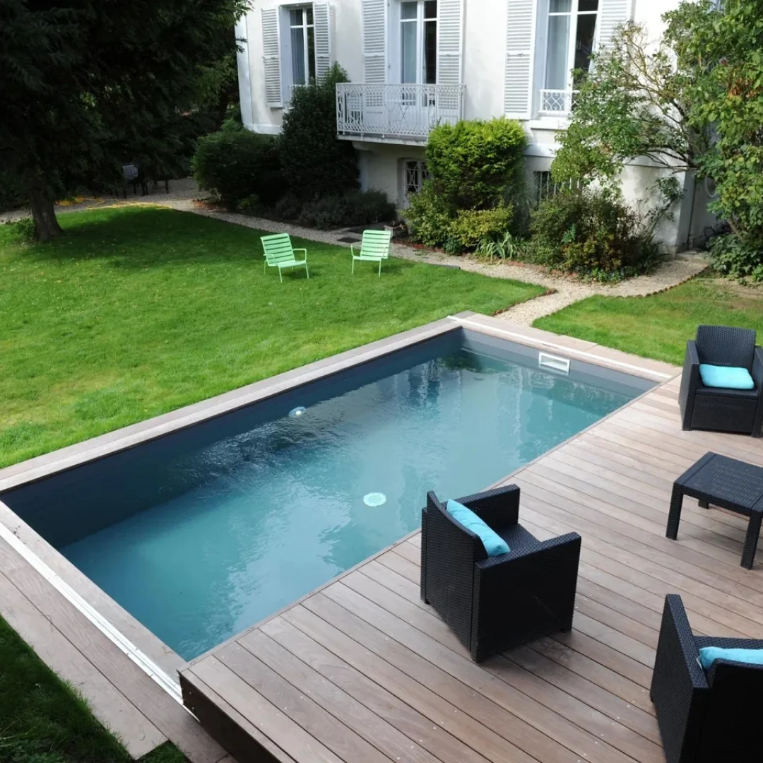 Раздвижная терраса для бассейна в Белгороде