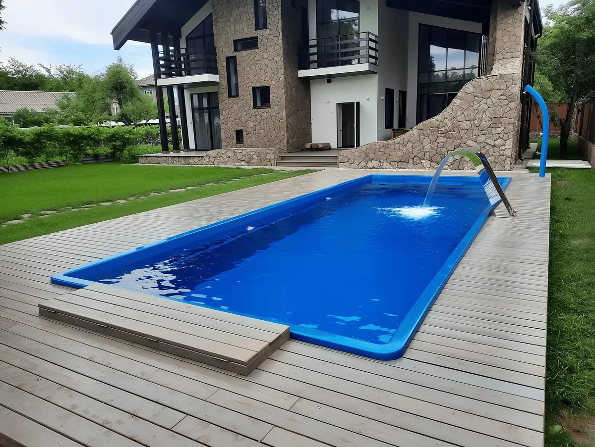 Композитный бассейн Laguna 9 — вид сверху в Белгороде